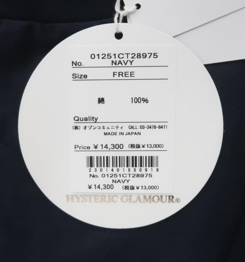 極美品 ヒステリックグラマー LIGHT MY FIRE Tシャツ ネイビー