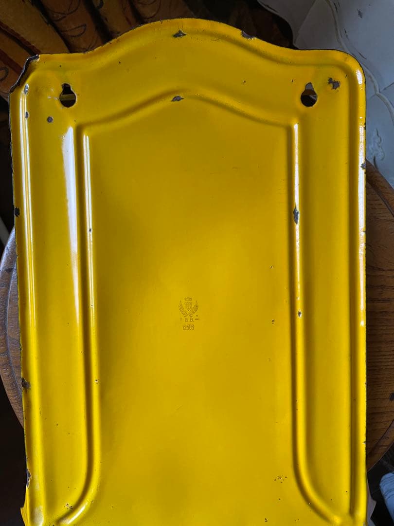 たくちゃんアンティーク　ホーロー　レードルラック　BB社　レードル２本