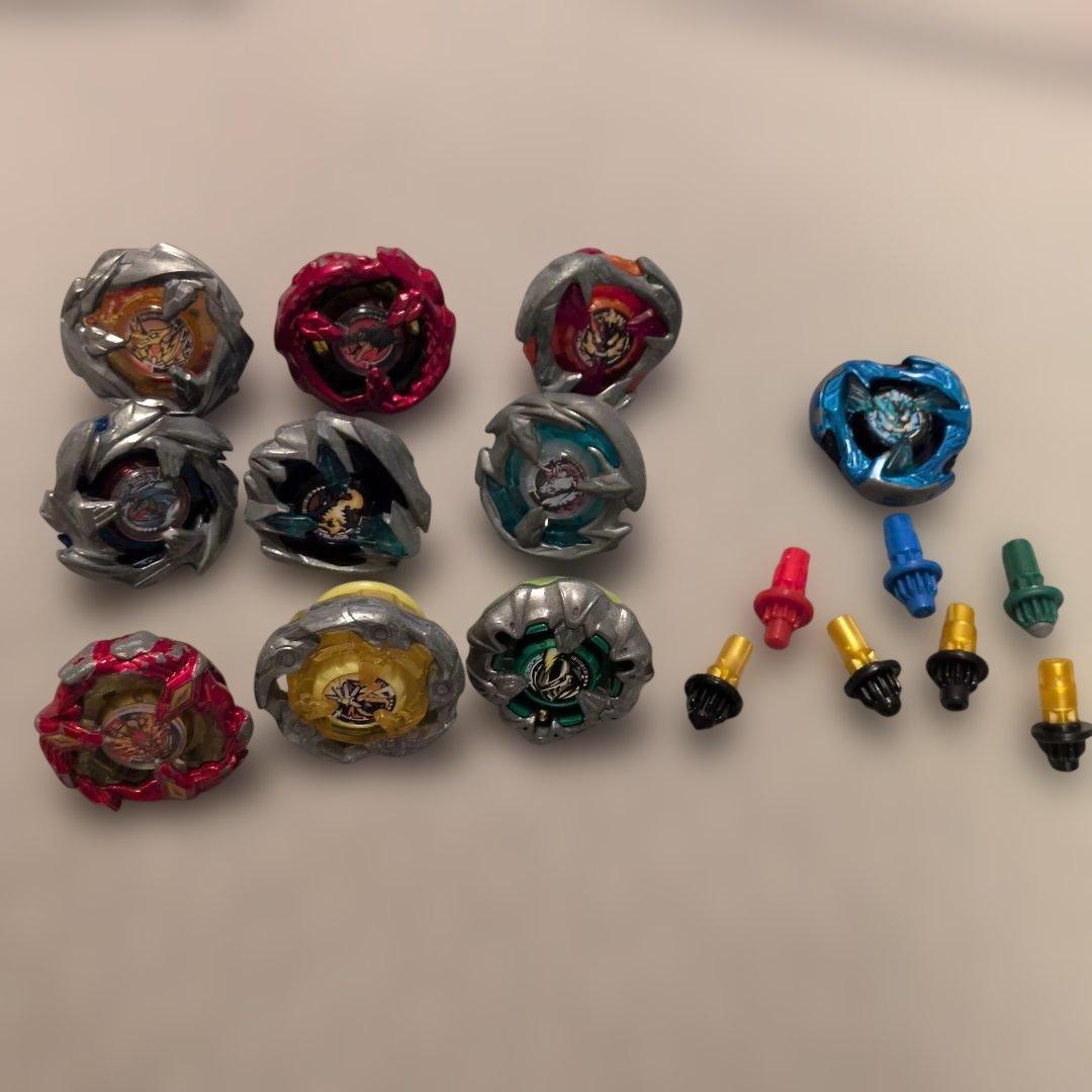 ベイブレードX まとめ売り エクストリームスタジアム＆ベイ10種＆専用ケース