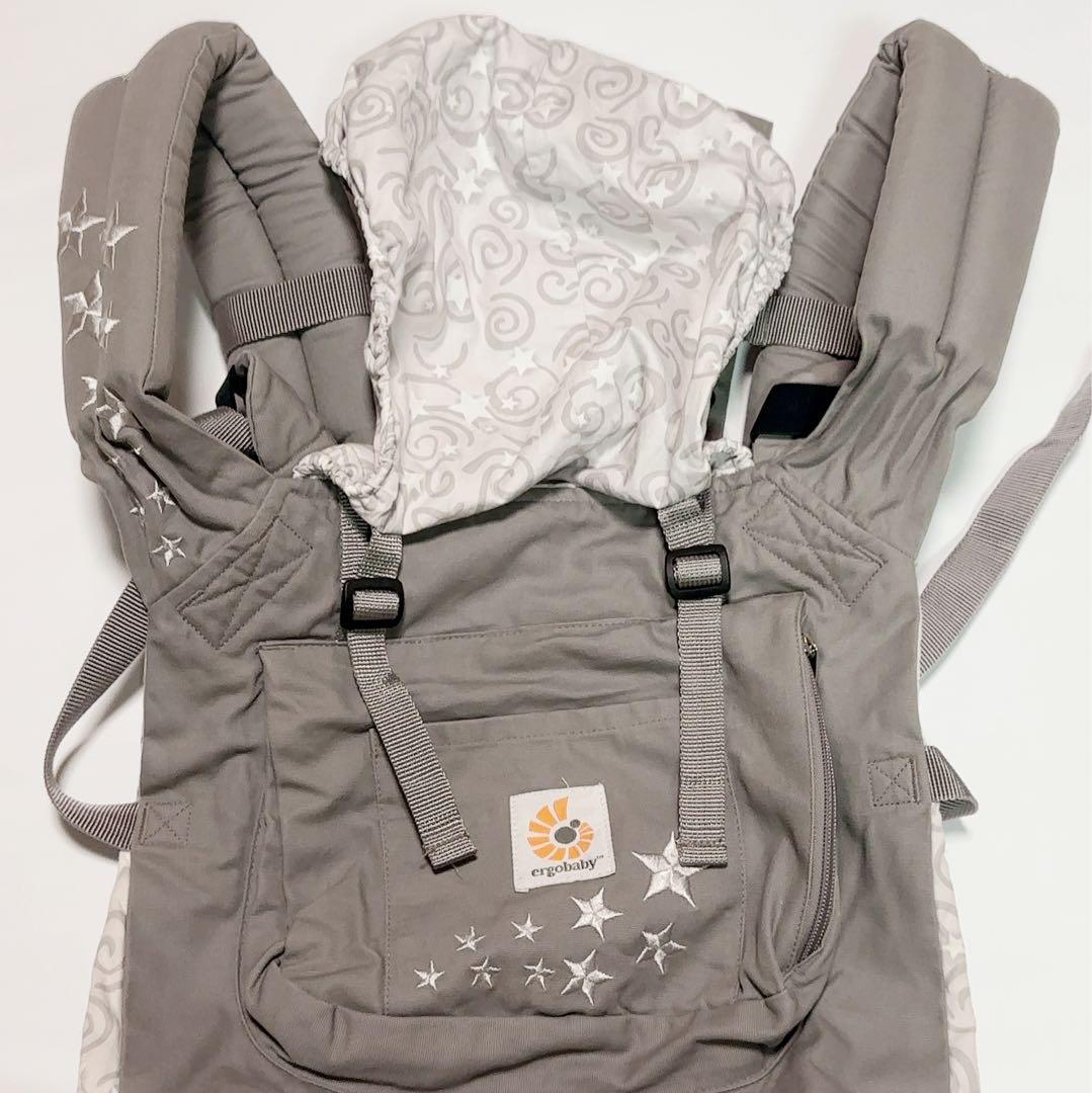 【美品】エルゴベビー 抱っこ紐 星 オリジナル ギャラクシーグレー
