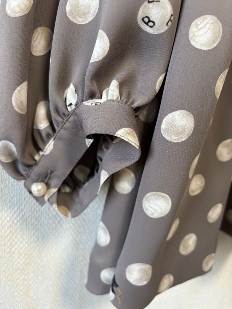 インゲボルグ　パール水玉pt.チュニック