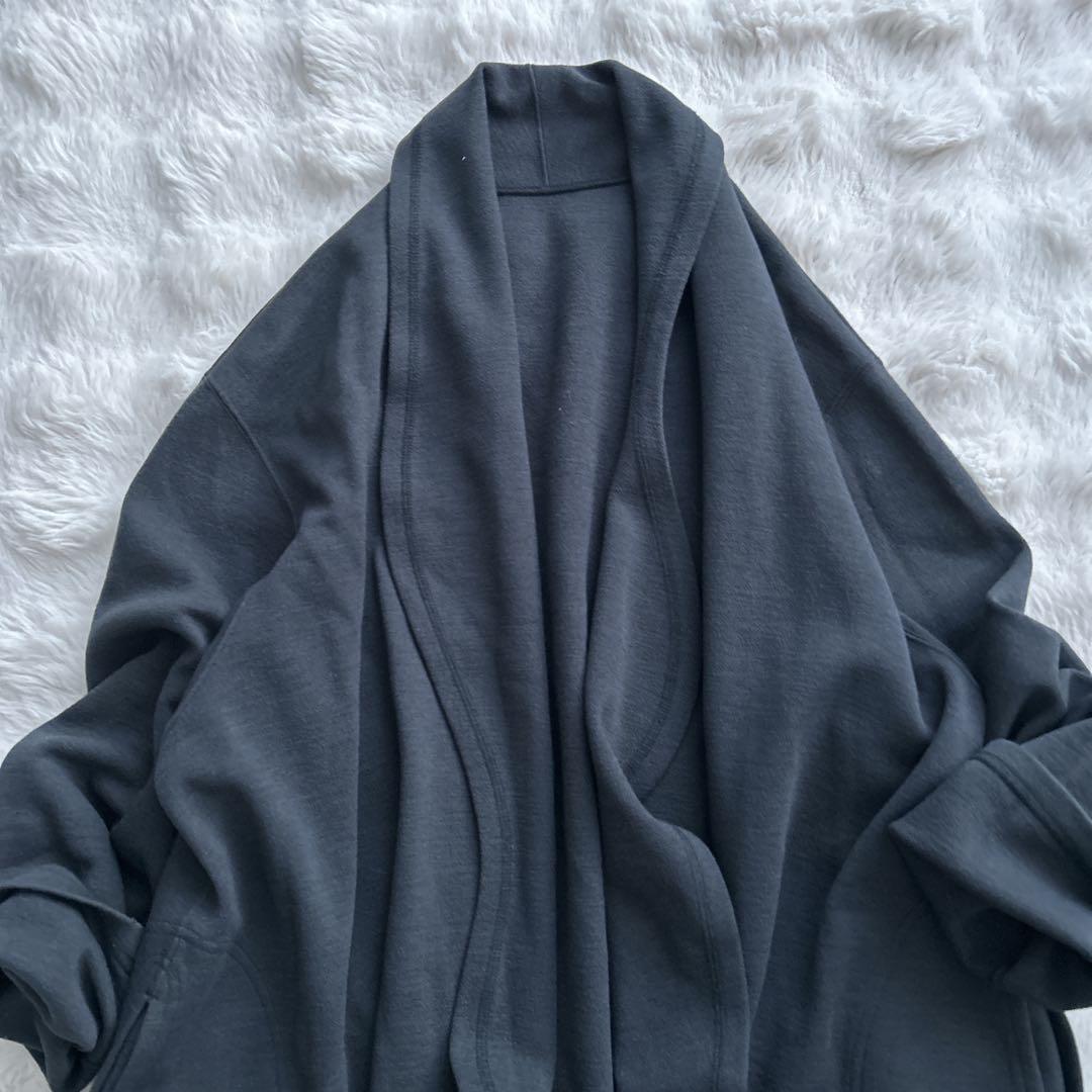 ヨーガンレール★アルパカ混　ウール フロントオープン 羽織 カーディガン