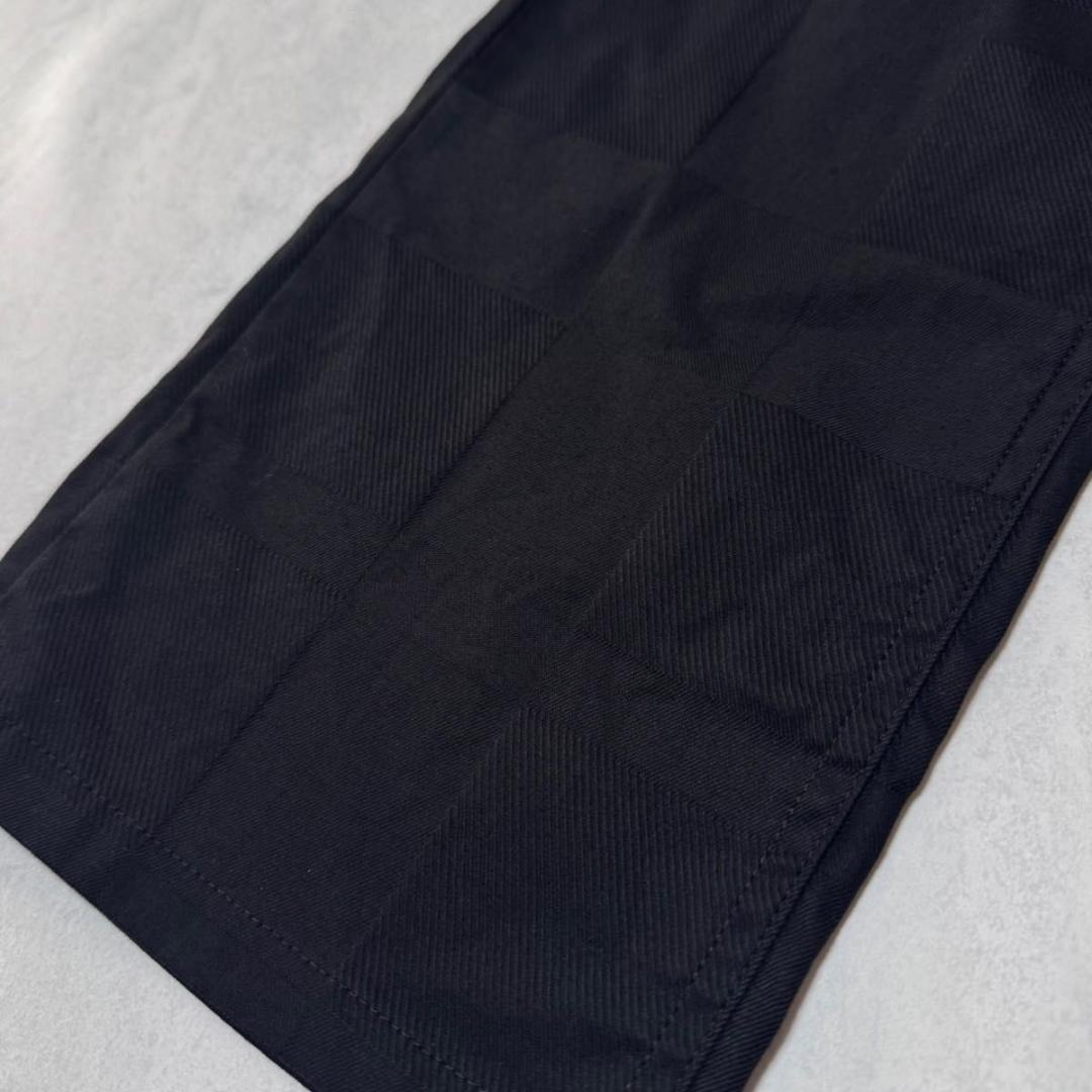 【美品】ブラックレーベル クレストブリッジ シャドーチェック LLサイズ 黒