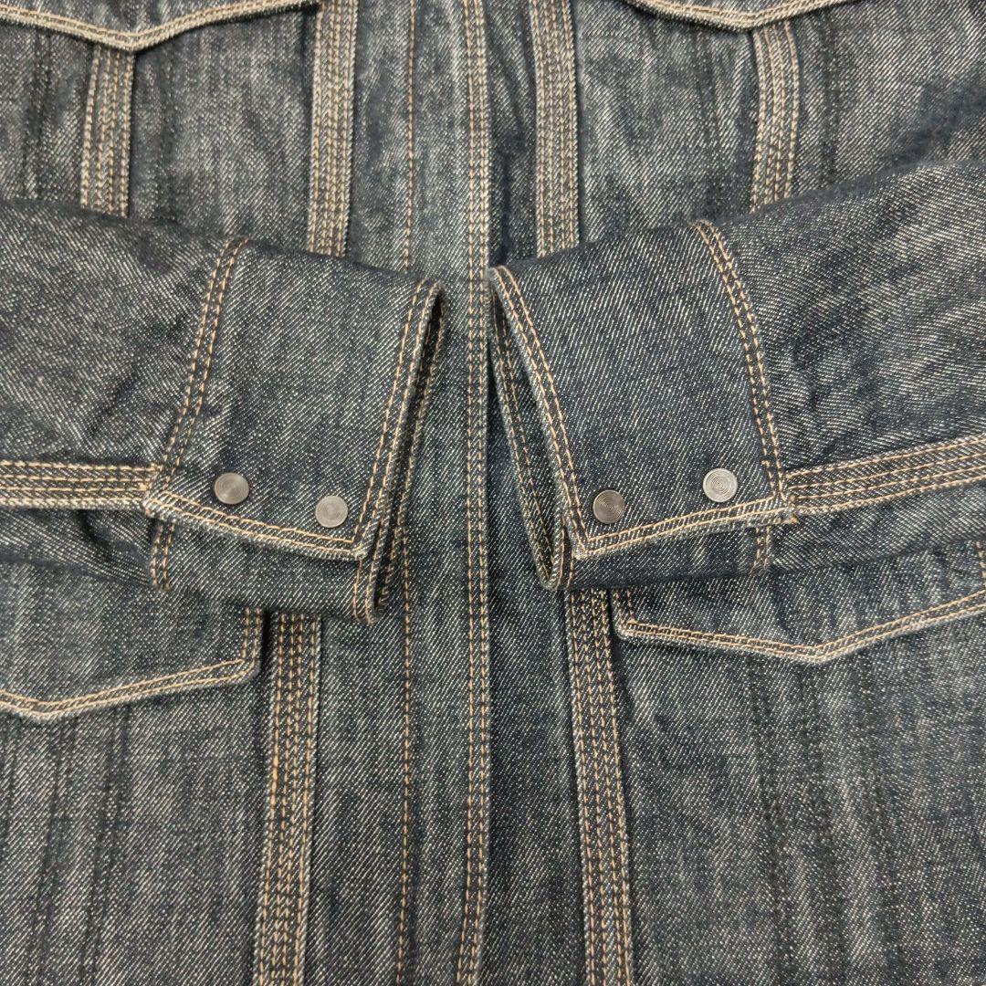 美品 GUCCI グッチ デニム ジャケット ネイビー Gジャン