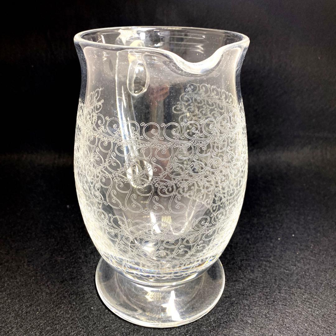 バカラ　ローハンピッチャー　高さ19.5㎝　東Y7-0213☆2Fトヒル