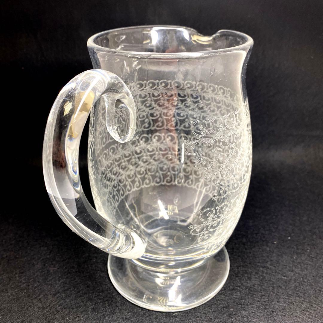 バカラ　ローハンピッチャー　高さ19.5㎝　東Y7-0213☆2Fトヒル