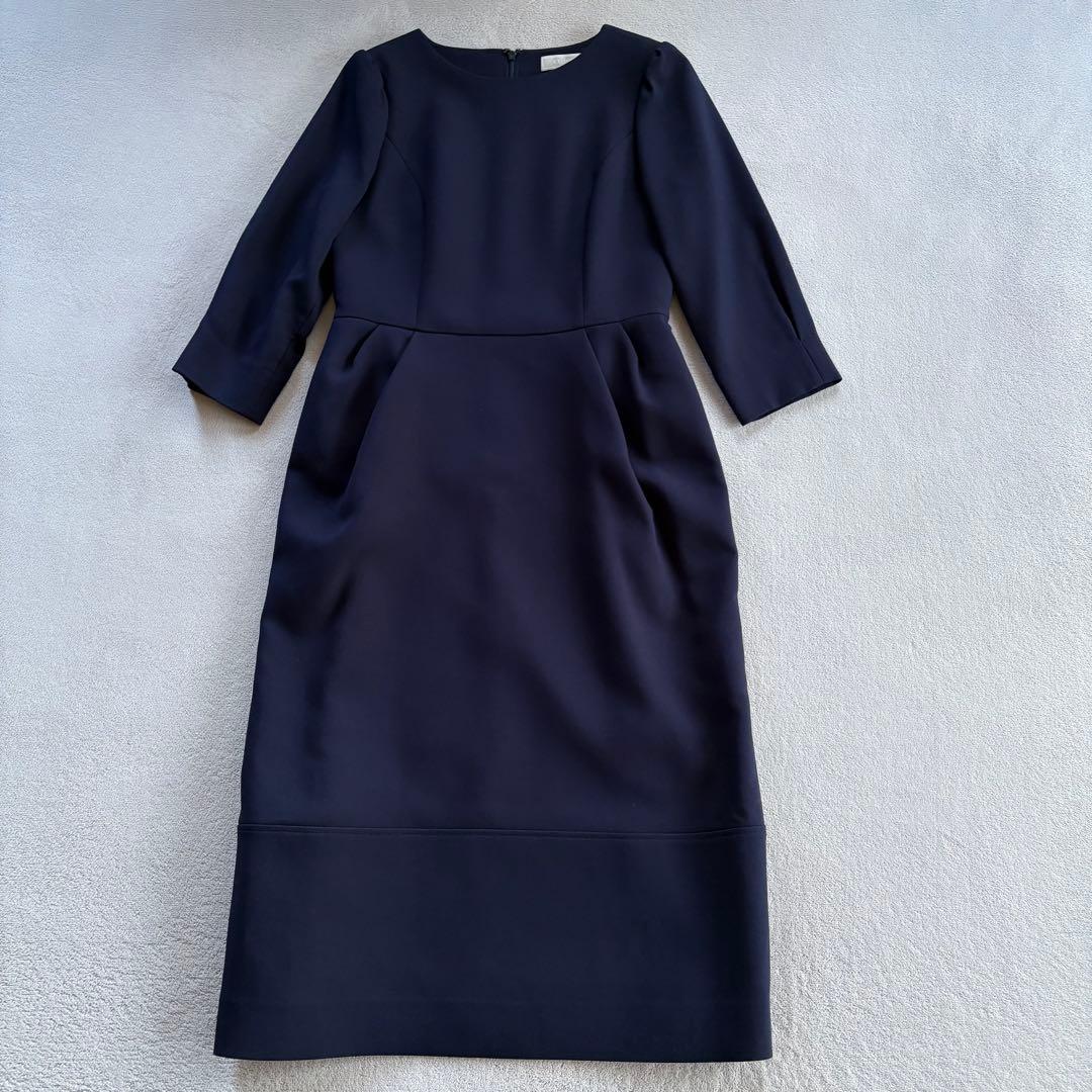 【新品】CELFORD セミコクーン タックタイト ワンピース 卒入学