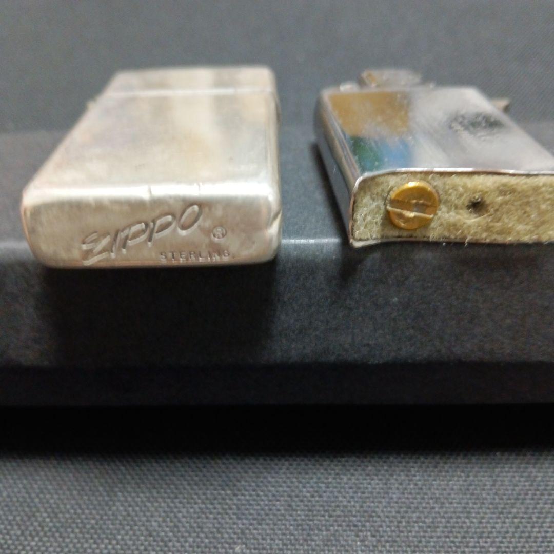 花見　zippo スターリングシルバー