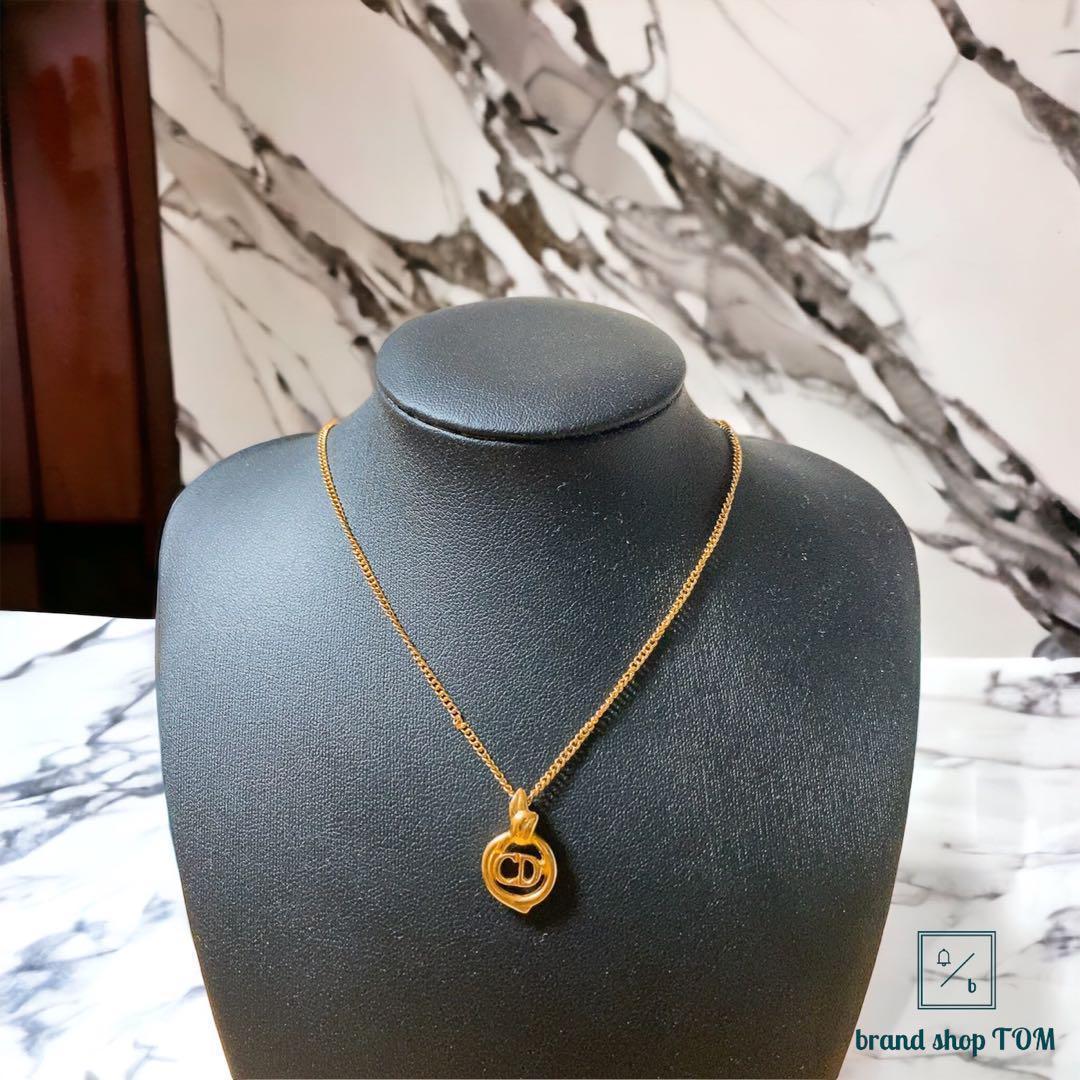 Christian Dior　クリスチャンディオール　ネックレス　ゴールド