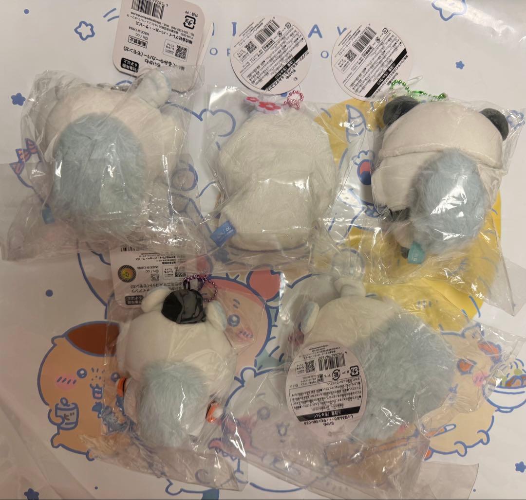 ちいかわ モモンガ　マスコット　ぬいぐるみ　5点セット