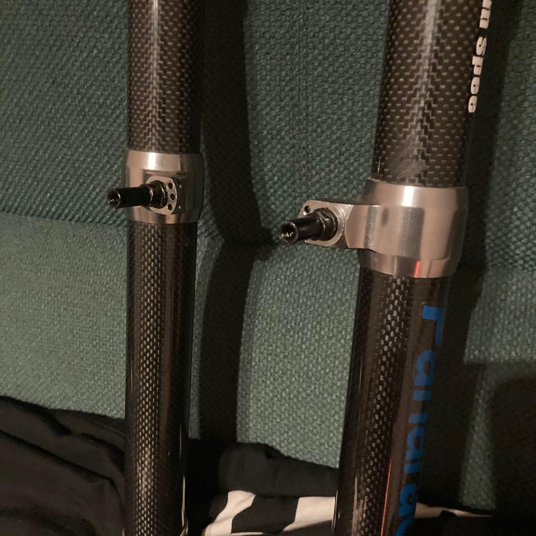 26インチ　カーボン　アルミ フォークmtb