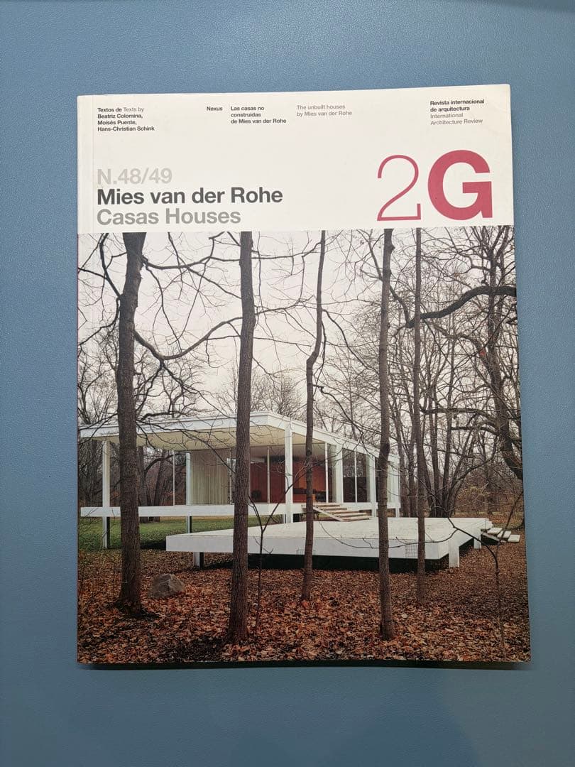 アート・デザイン・音楽 2G N.48/49 Mies van der Rohe CasasHouses