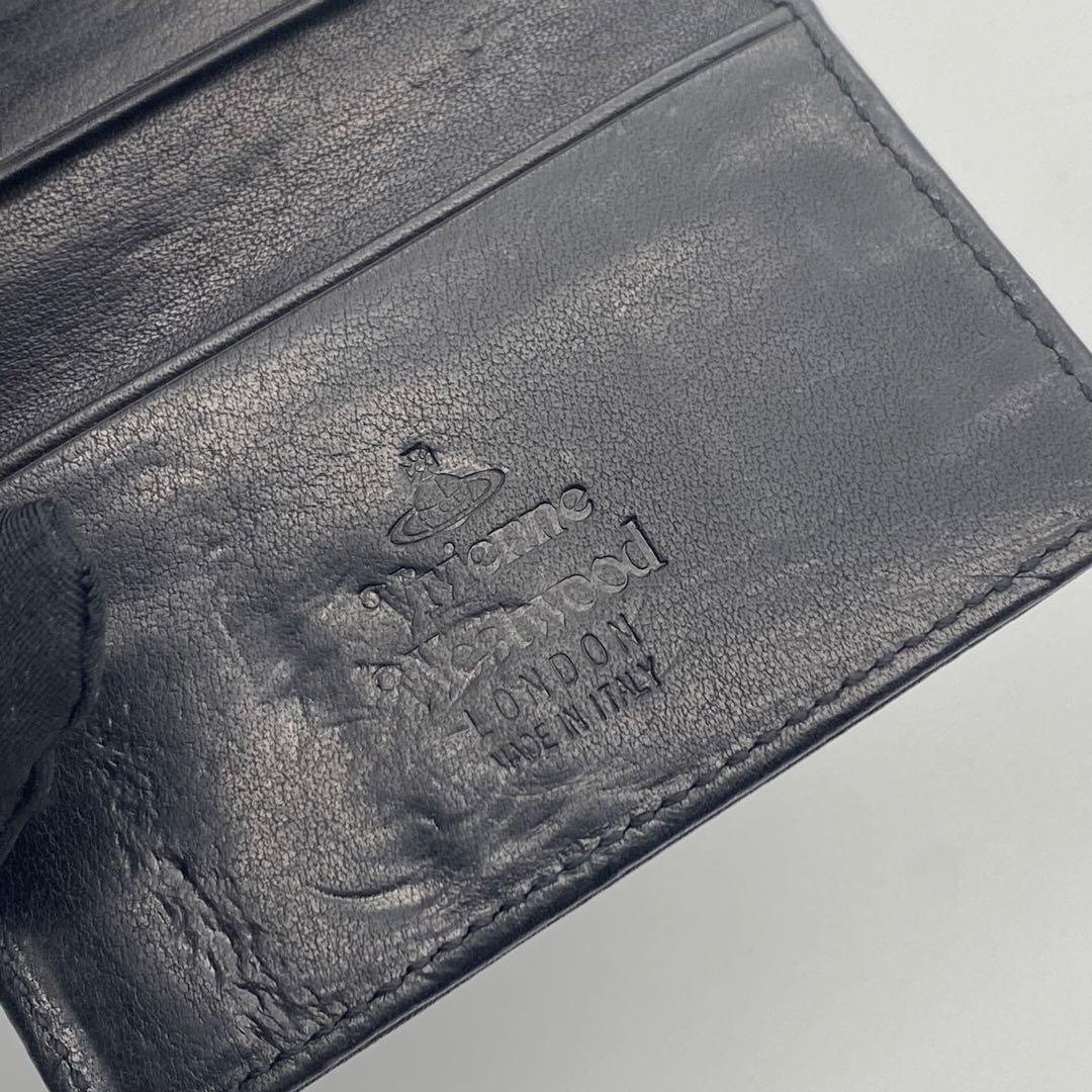 【良品】ヴィヴィアンウエストウッド・6連キーケース・レザー・黒・リング