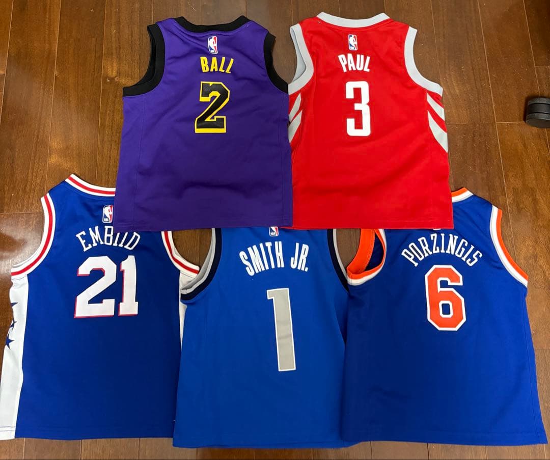 NIKE NBAジャージ 5枚セット リトルキッズ プレスクール M 110cm