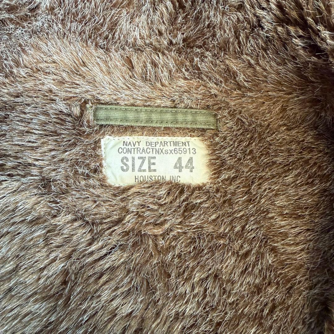 HOUSTON ヒューストン N-1 デッキジャケット USED加工 ステンシル