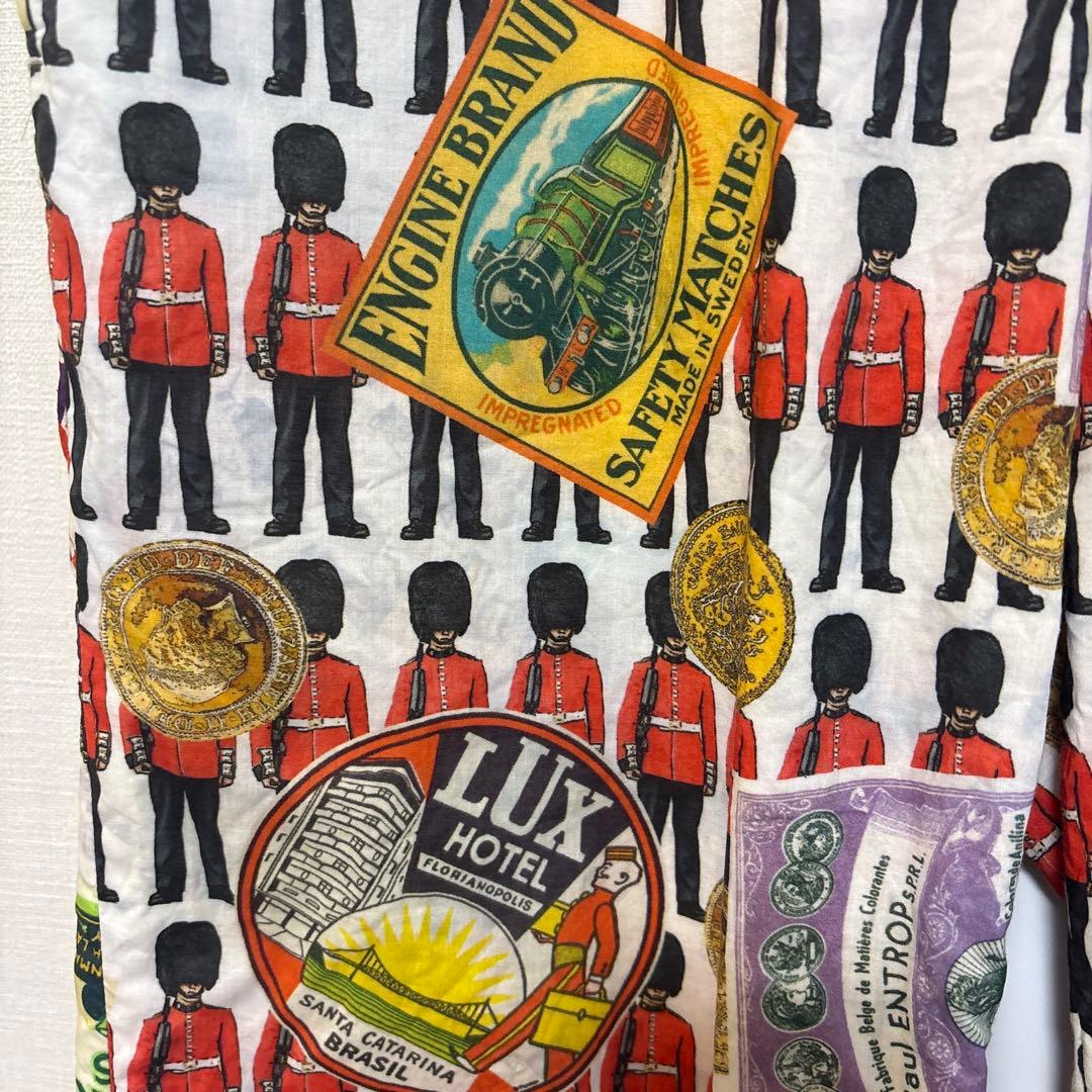 コムデギャルソンオムプリュス カラフルプリント スラックス ゴルフ