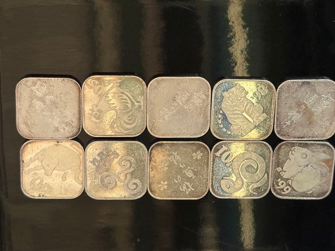 純銀 メダル 銘板 43.62ｇ