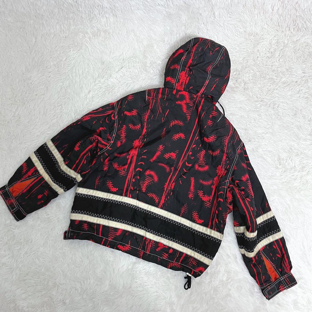 レトロ 90s フェニックス スキーウェア 上下M レッドブラック スキースノボ