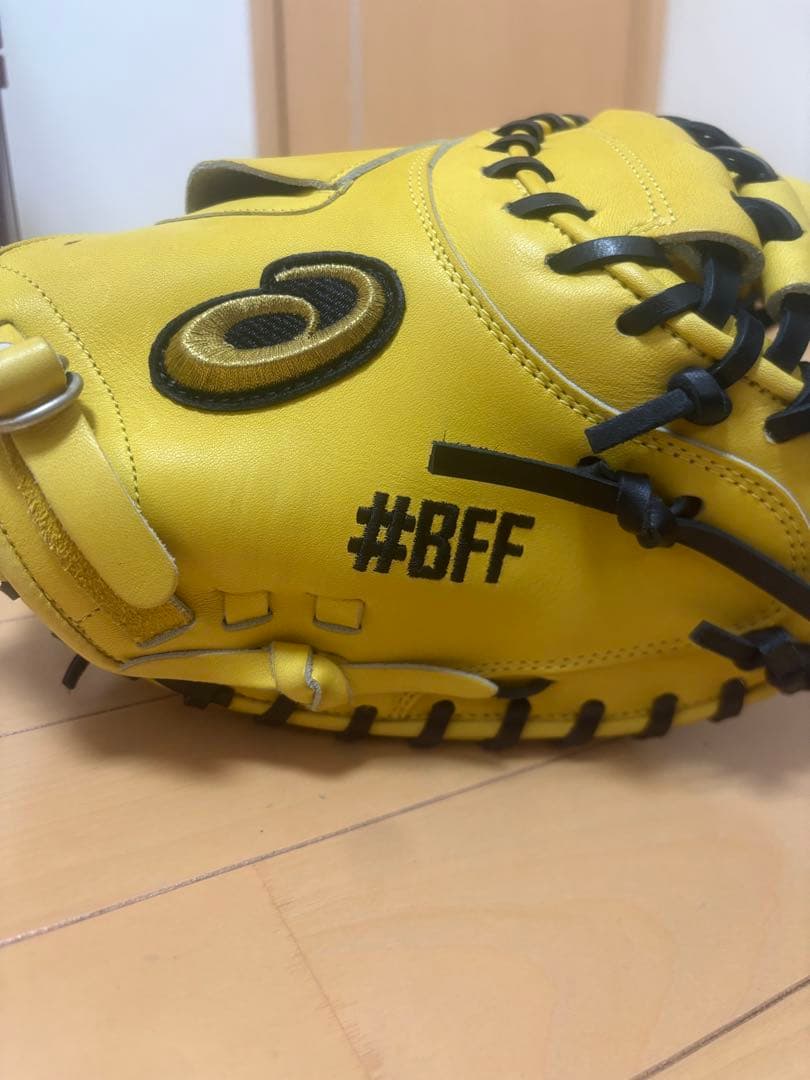 asics GOLDSTAGE スペシャルオーダー軟式グローブ イエロー