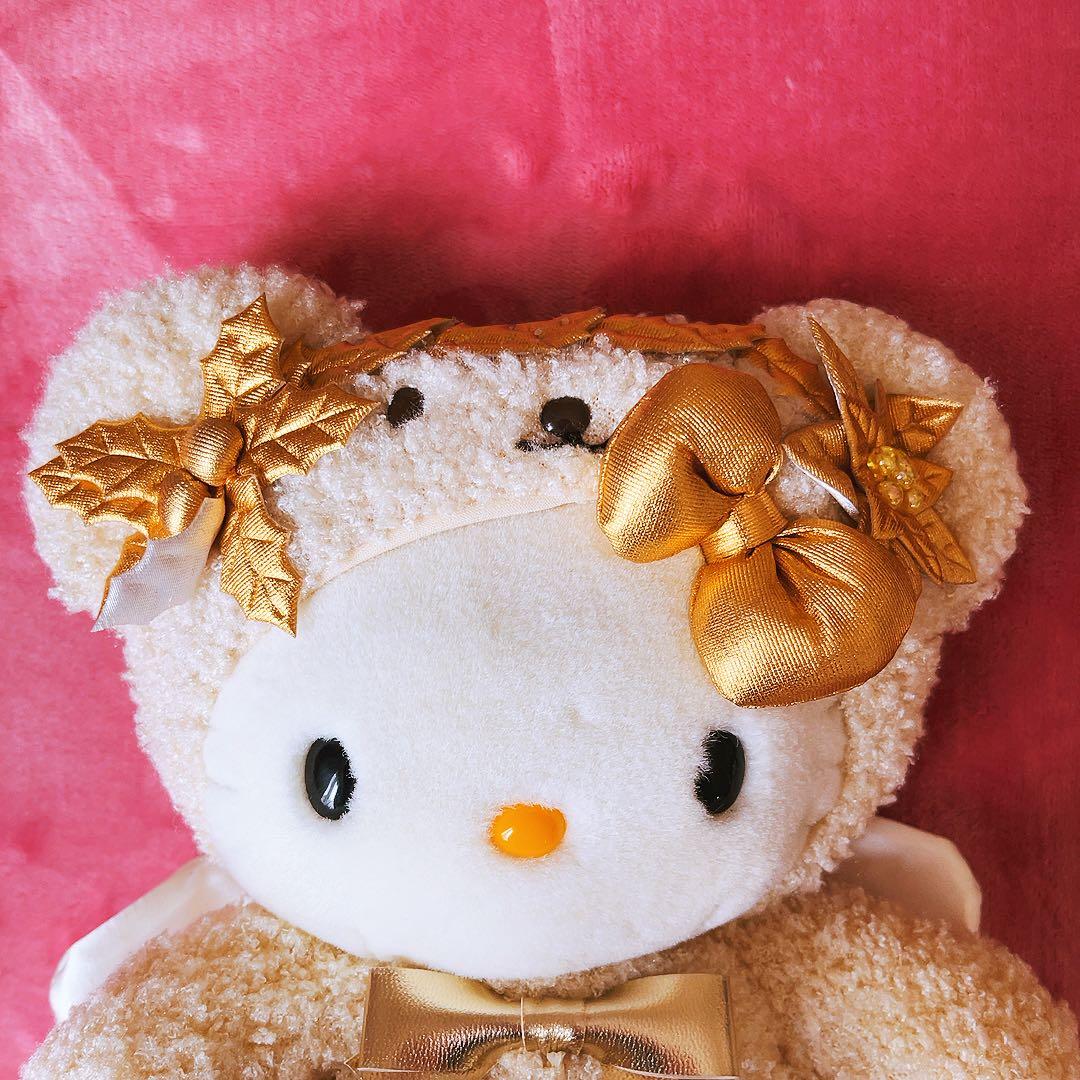 希少レア　ハローキティ　エンジェル　ベア　おすわりベア　ぬいぐるみ　2002