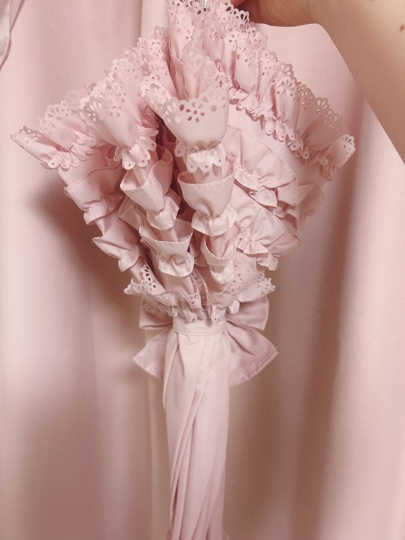 ♡Angelic Pretty フリルミルフィーユアンブレラ　ピンク傘♡