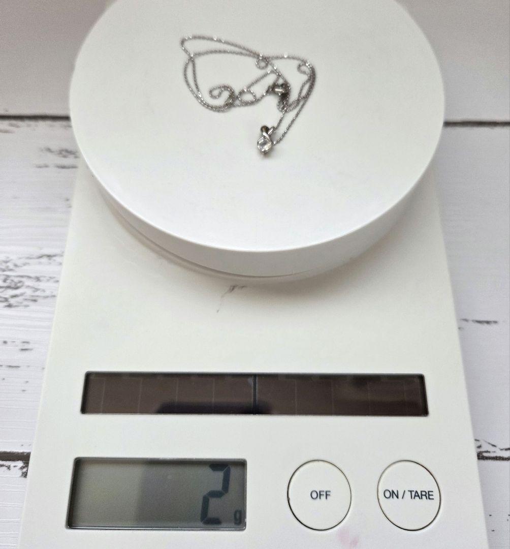 ムーンストーン　プラチナネックレス