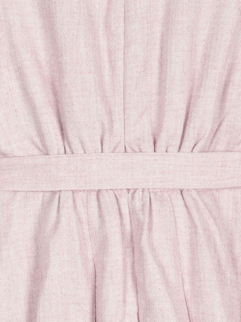 evelyn　襟タックミニワンピース