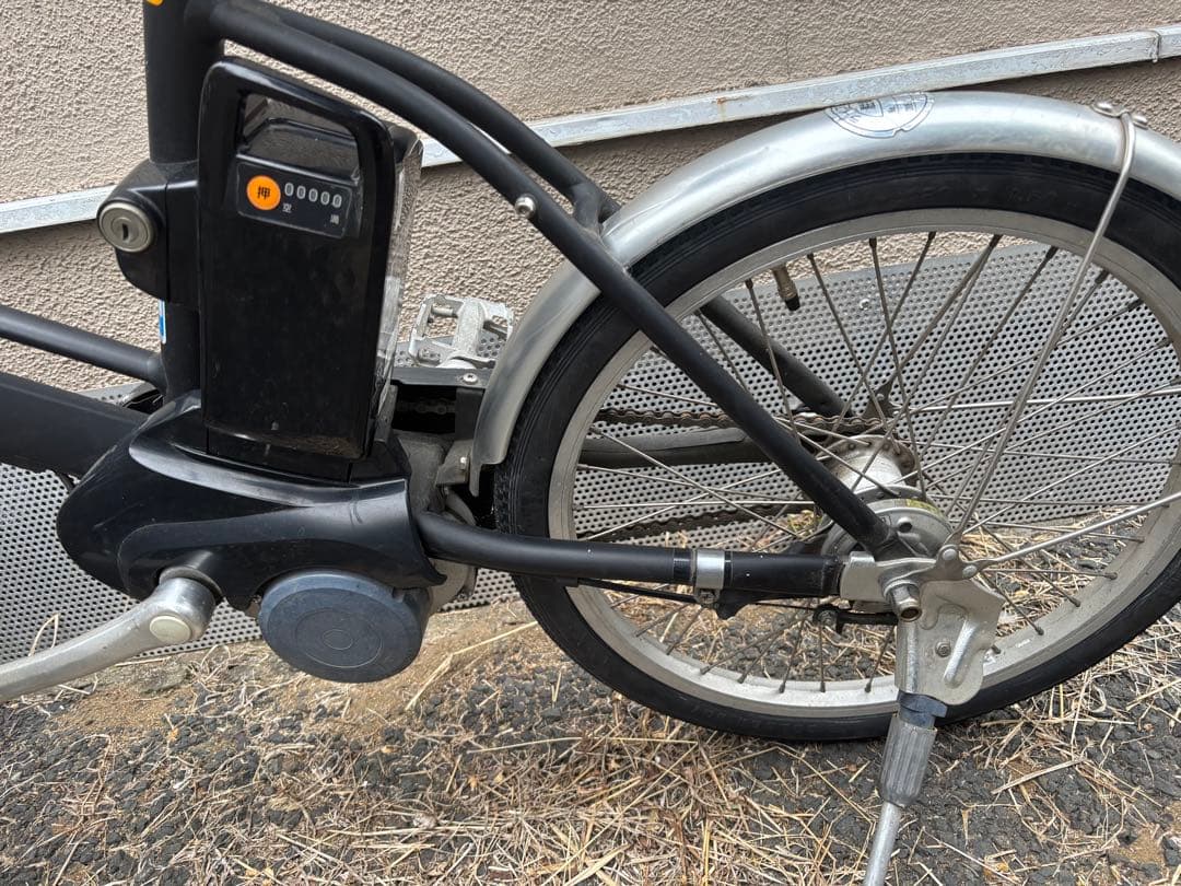 Panasonic 電動アシスト自転車 ブラック かご付き