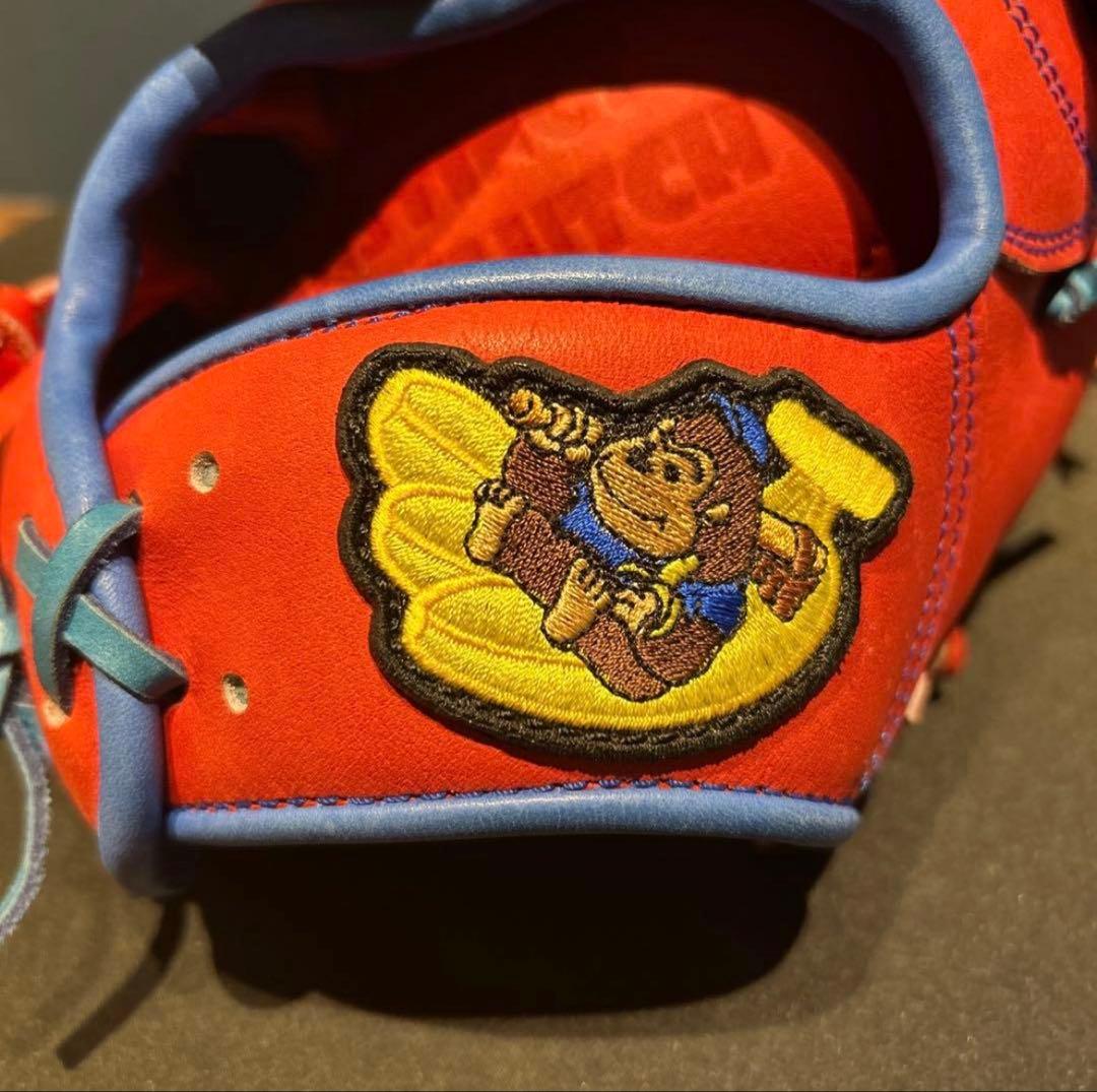 【ごりら印】　美品　硬式投手　グローブ　オーダー　ピッチャー用