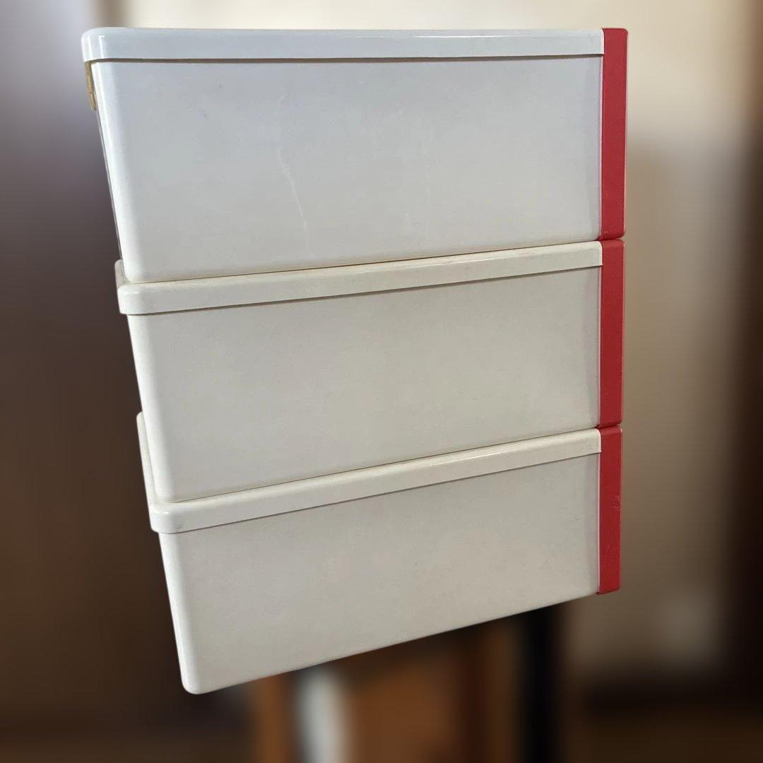 HELLO KITTY キティ収納ケース3個1991年製　平成レトロ