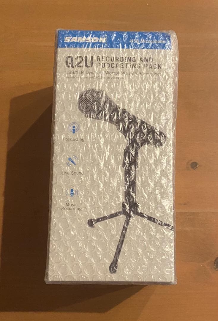 SAMSON オーディオインターフェイス内蔵型ダイナミックマイク Q2U