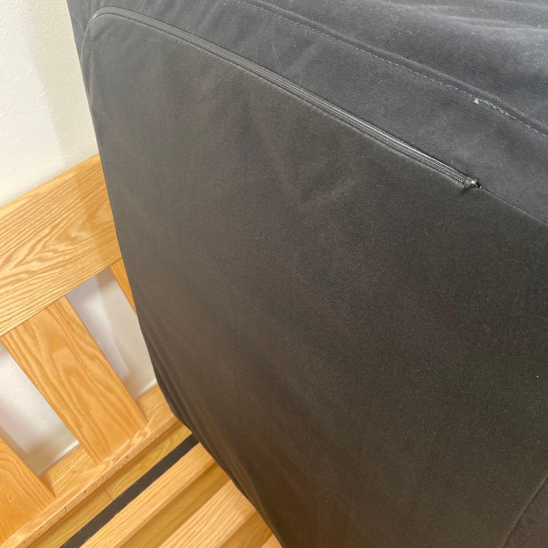 free0120　ミヤモト家具　カウチソファー　ブラック