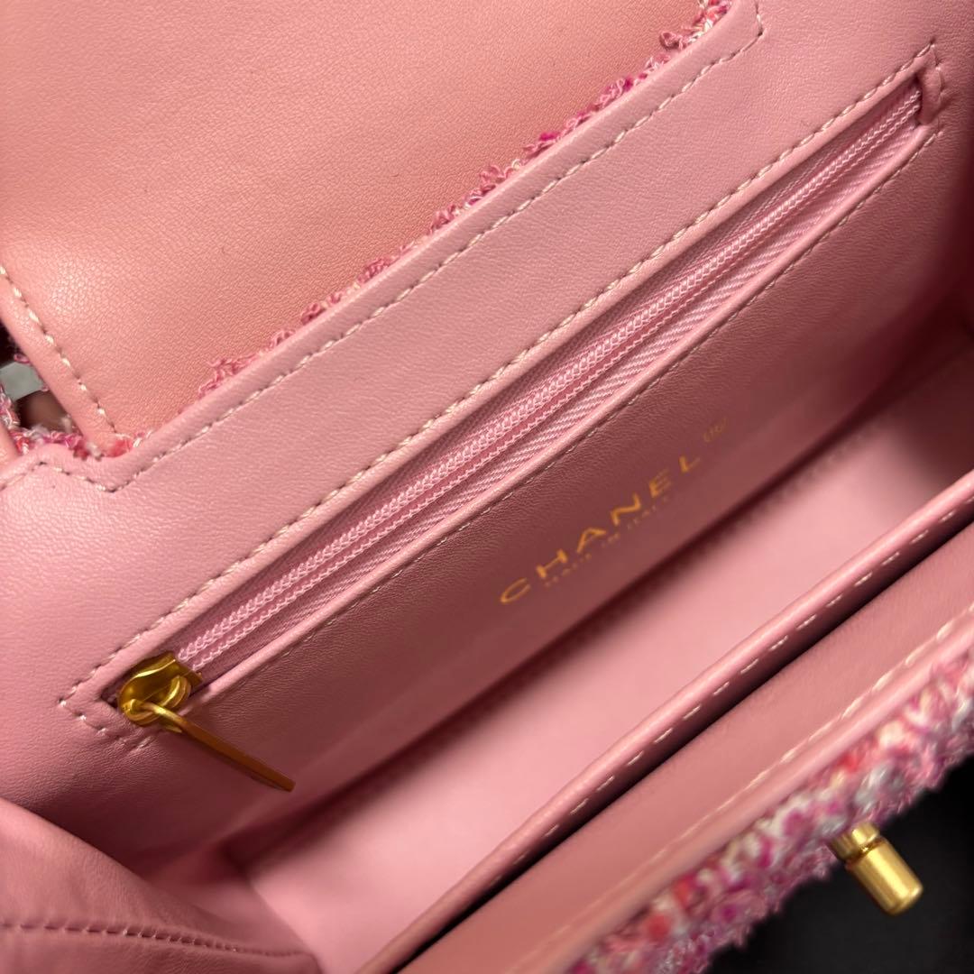 ふ*か様 シャネル CHANEL ノベルティ ツイード ショルダーバッグ ハンド