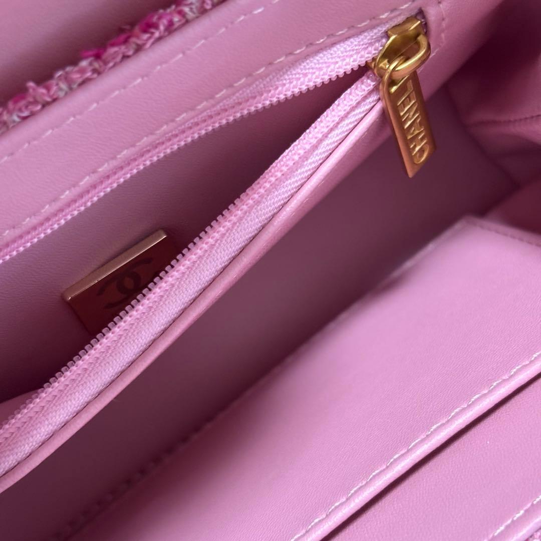 ふ*か様 シャネル CHANEL ノベルティ ツイード ショルダーバッグ ハンド