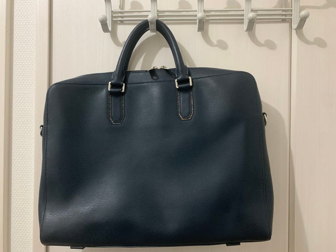 Paul Smith ビジネスバッグ ブリーフケース ネイビー レザー
