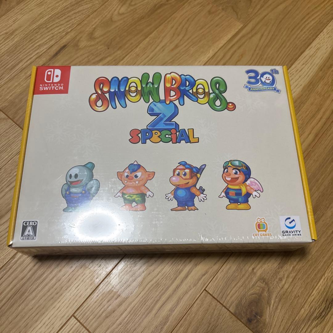 新品未開封 switch版 スノーブラザーズ2 スペシャル 特典付き 限定版