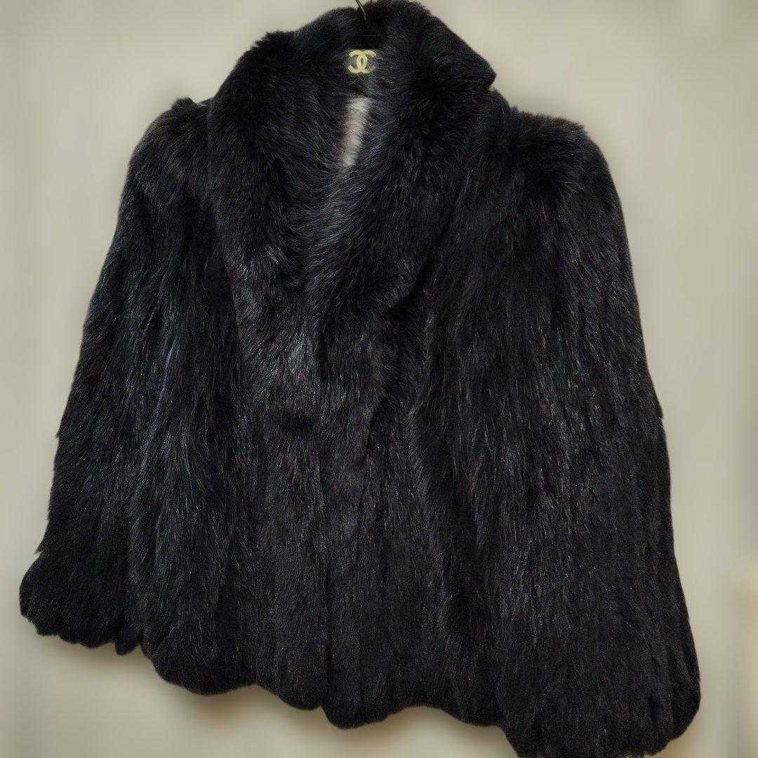 ちゃむち様ご売約品✨ 毛皮ファーコート ブルーグレー13