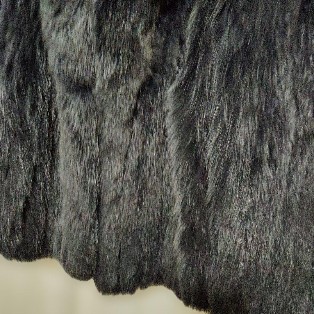 ちゃむち様ご売約品✨ 毛皮ファーコート ブルーグレー13