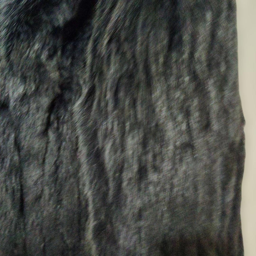 ちゃむち様ご売約品✨ 毛皮ファーコート ブルーグレー13