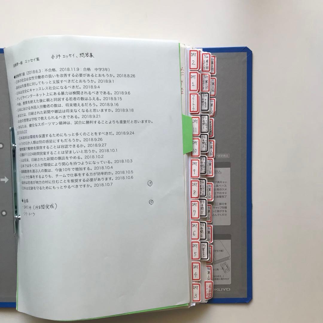 英検準1級　エッセイ　面接　英作文　2次