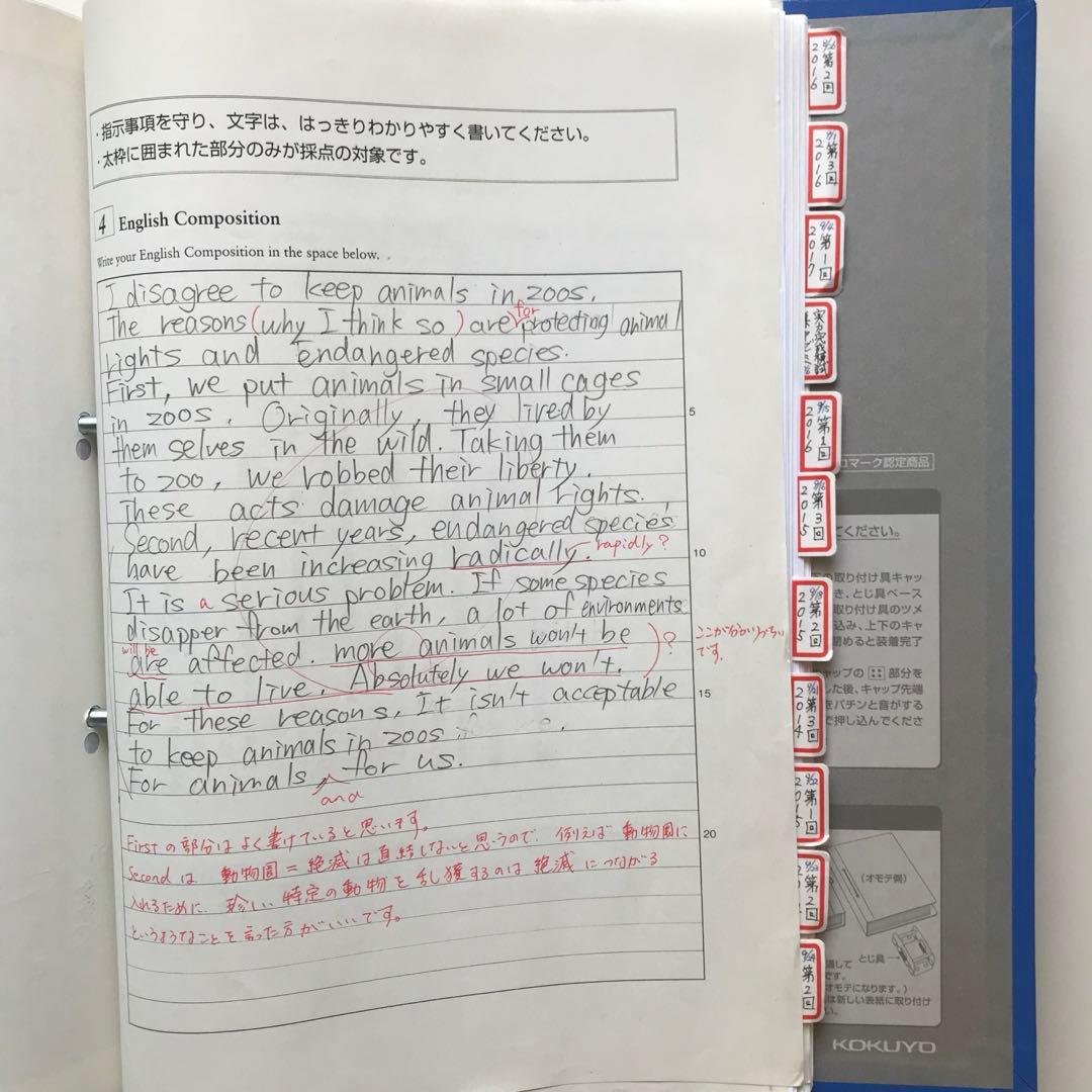 英検準1級　エッセイ　面接　英作文　2次