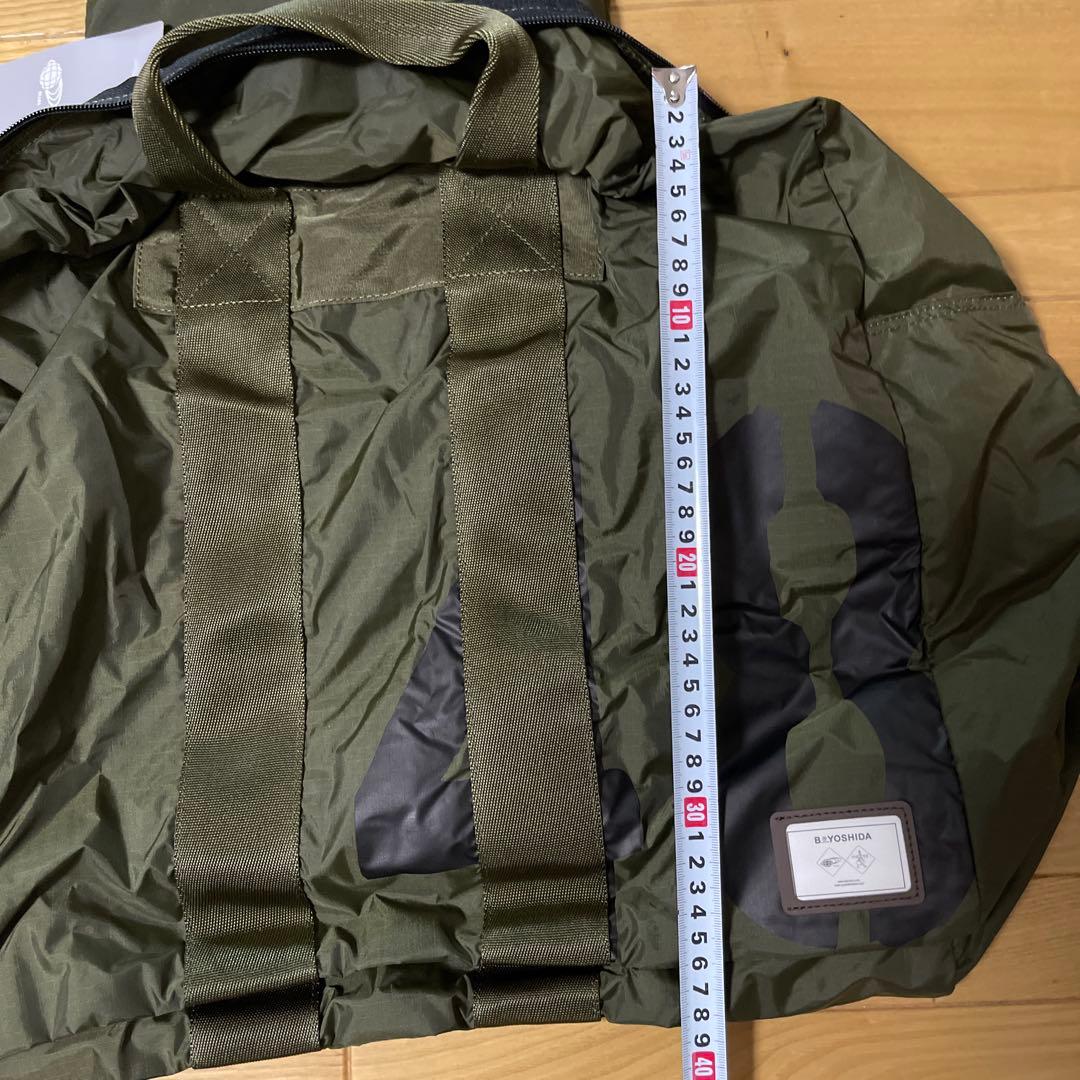 B.YOSHIDA オリーブ カモフラージュ バッグ　折りたたみ　ボストンバッグ