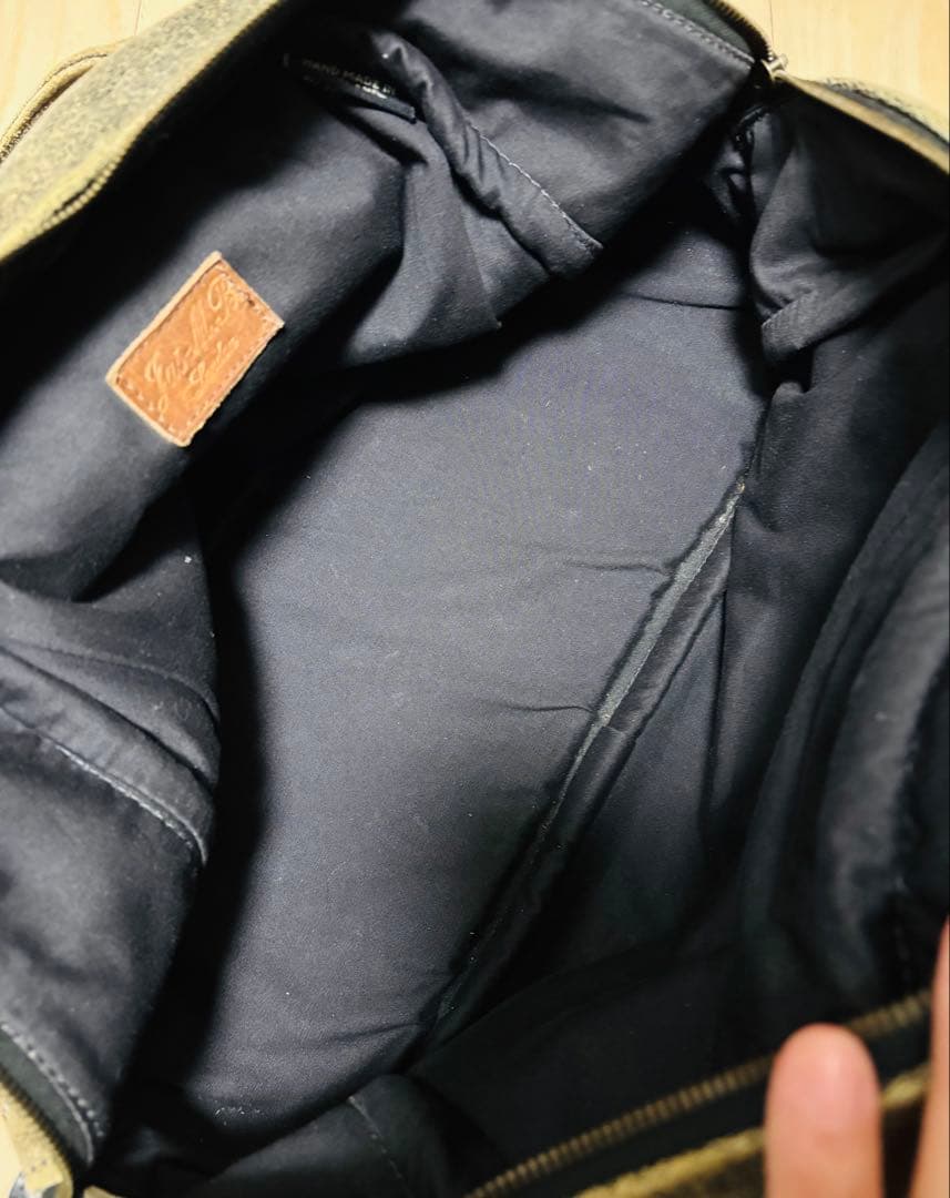 オマケ付き！Jas-M.B ジャスエムビー　ボストンバッグ　デストロイレザー加工