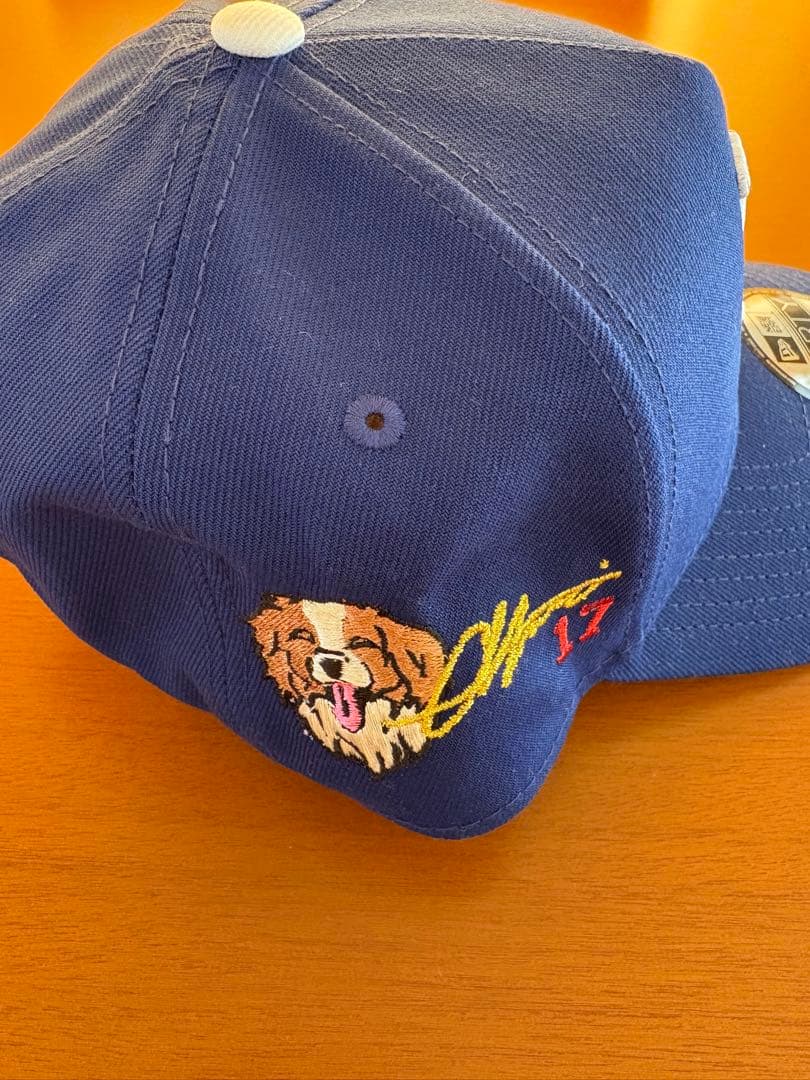 ドジャースキャップ　9FORTY デコピン刺繍付き