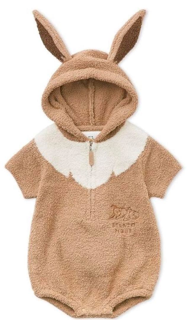 ジェラートピケ ベビモコ イーブイ ロンパース