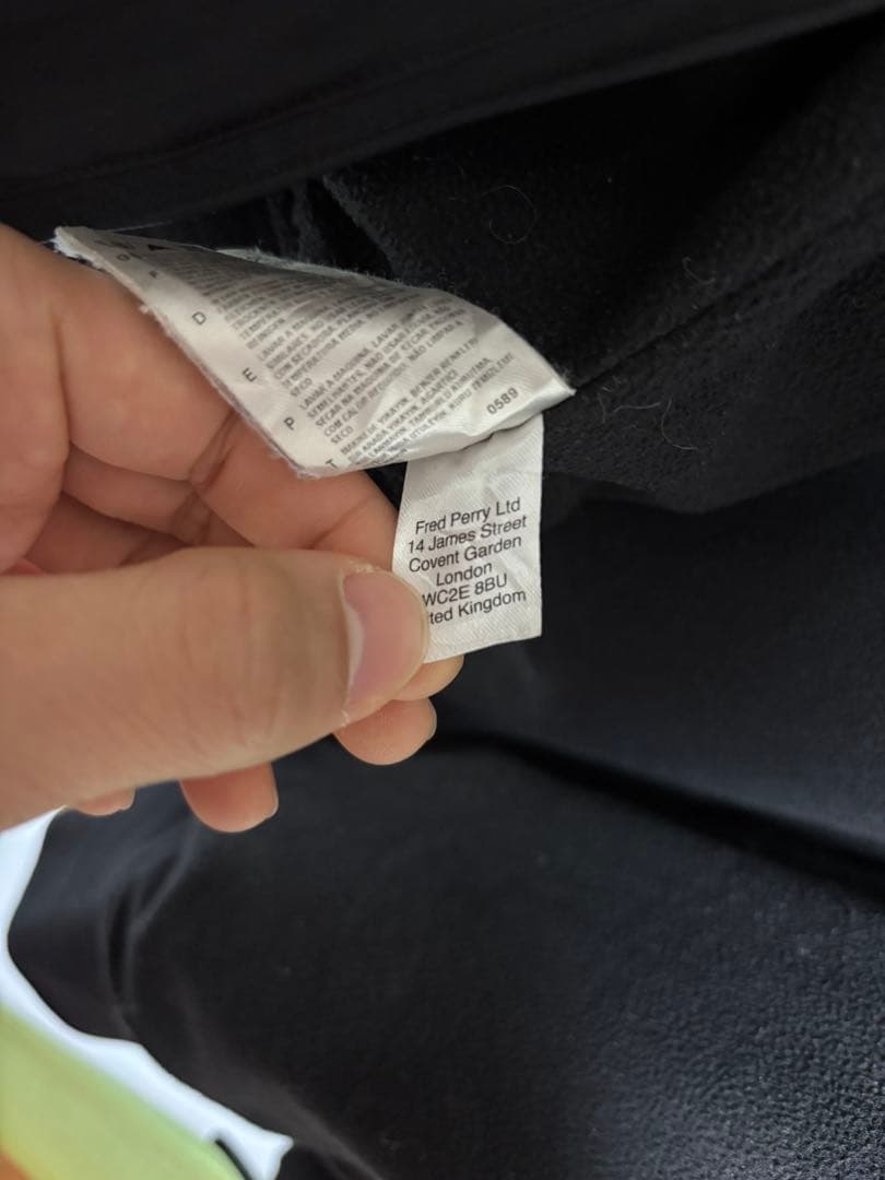 【古着 美品】FRED PERRY ナイロンジャケット XL グレー