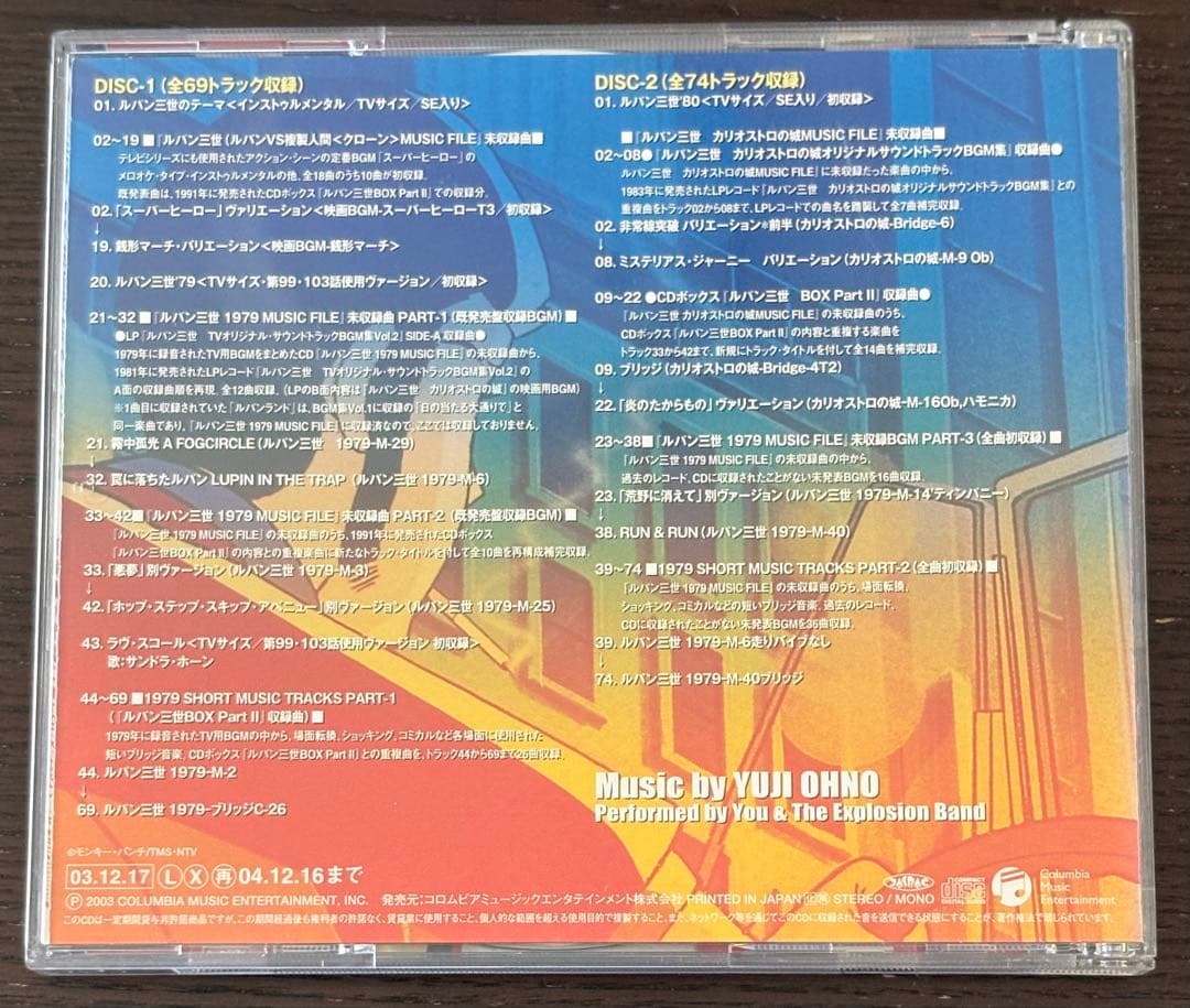 ルパン三世 CD コレクション 7タイトルセット