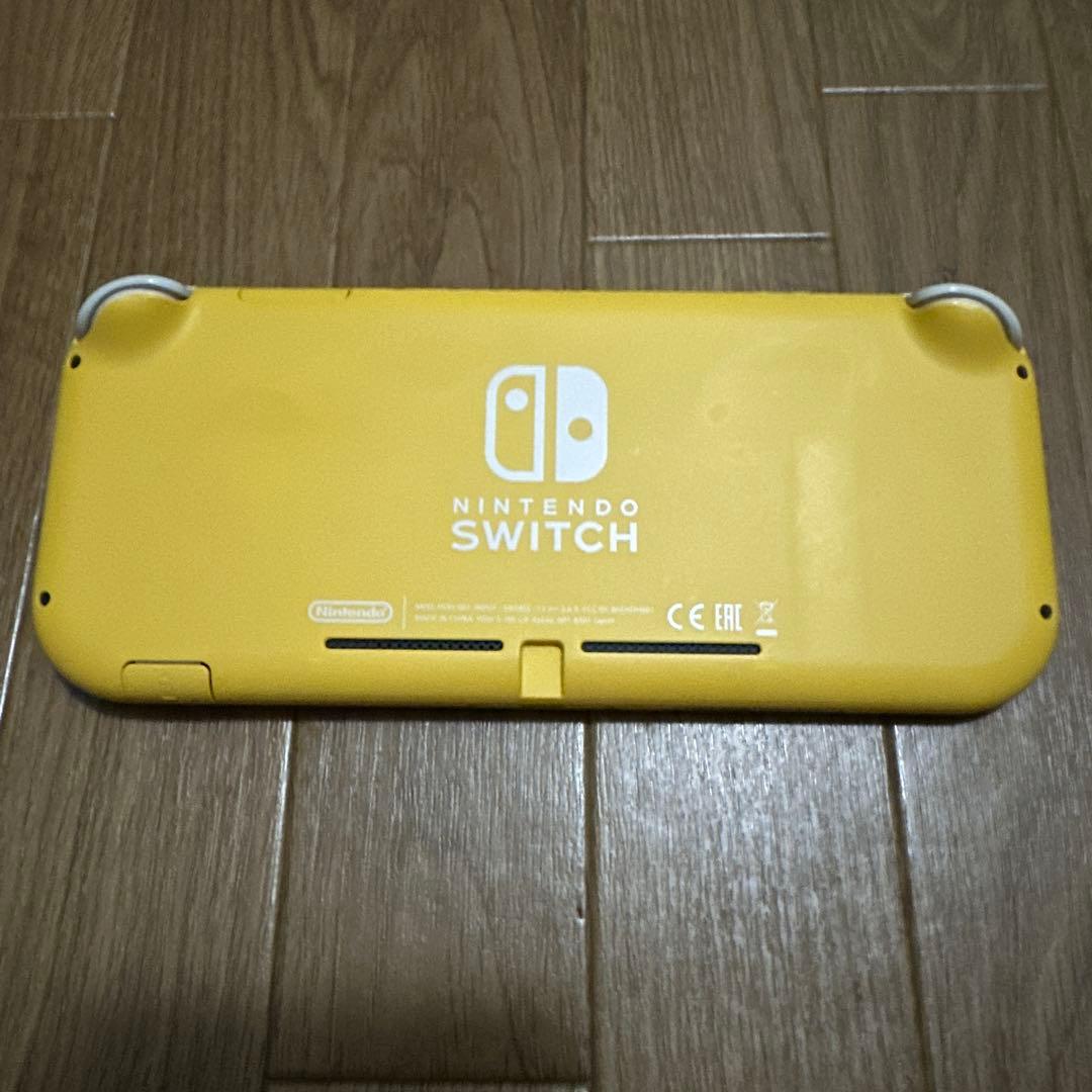 【美品】Switch Lite イエロー 本体 (本体カバー付属)