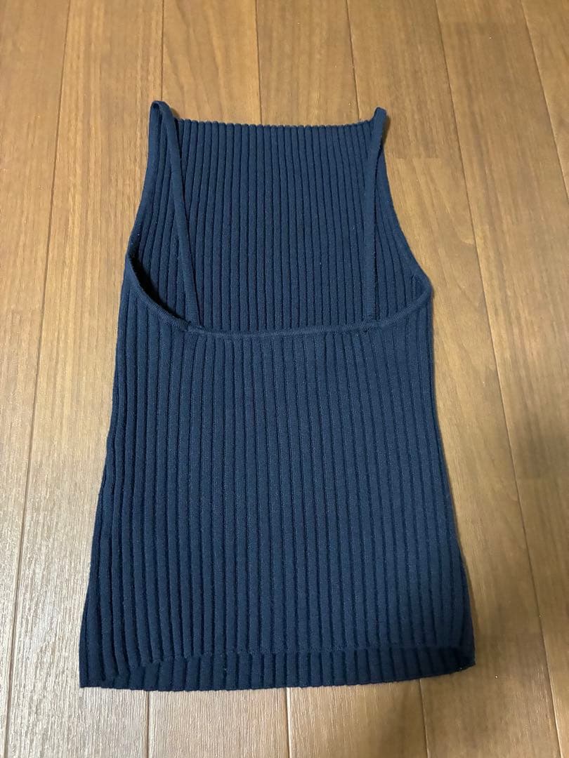トップス SHISHIKUI KNIT CAMI / NAVY