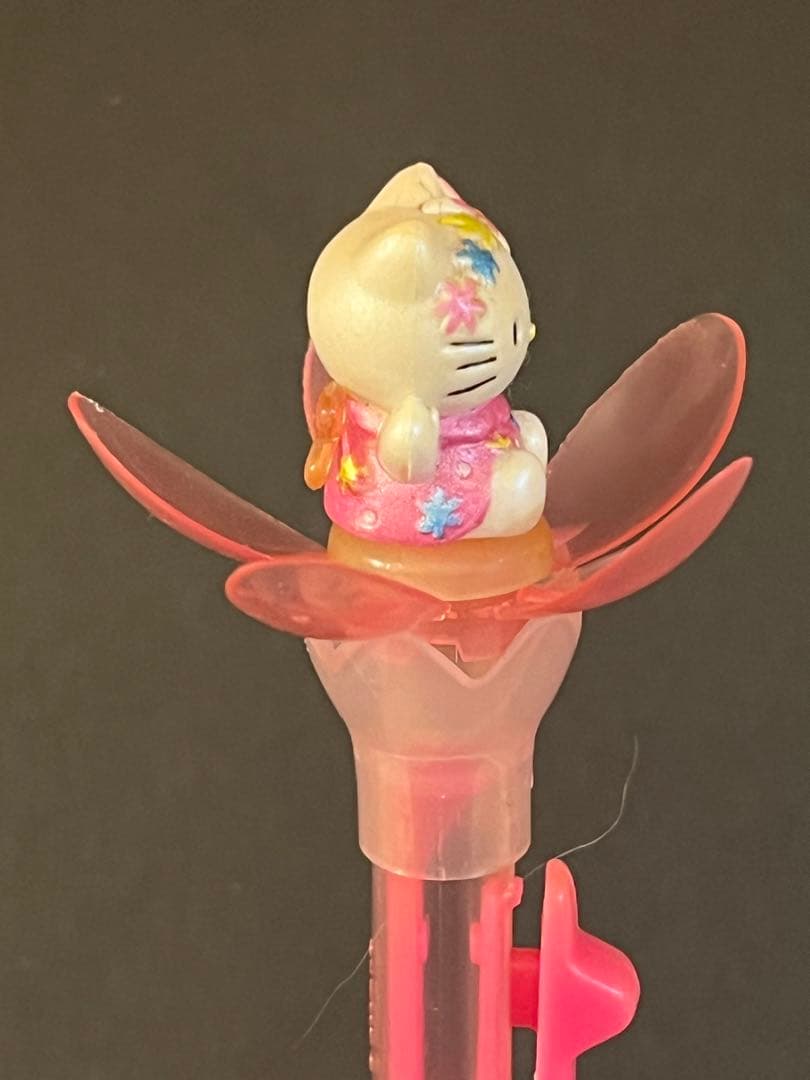 ハローキティ フェアリーキティシャーペンちょうちょ　花